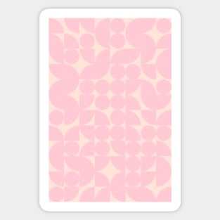 Soft Geometric Pattern - Shapes #2 Sticker